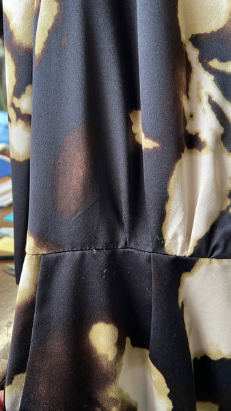 RN1327 - 12 - Sarcelle Jumpsuit - Ink Clouds