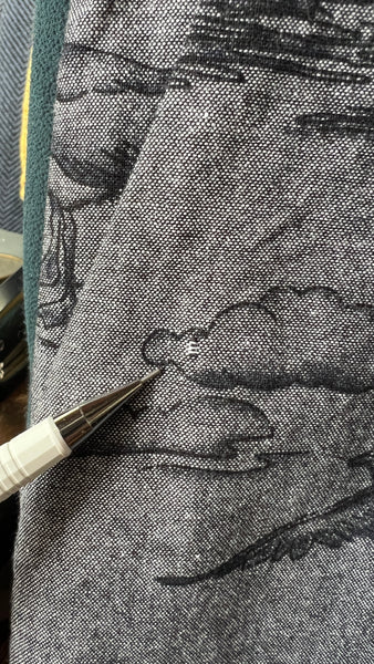 RN1567 - 8- Sandpiper Dress - Grey Bird Toile