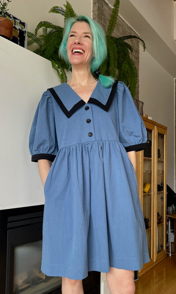 Fulvetta Dress - Cornflower