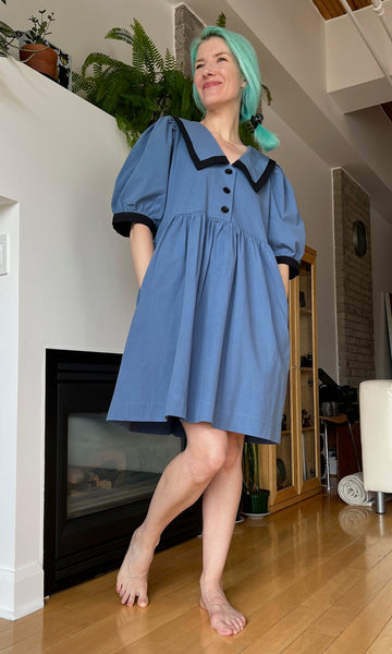 Fulvetta Dress - Cornflower