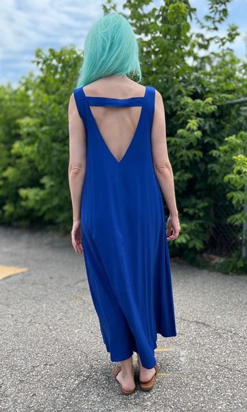 Brushfinch Dress - Cobalt