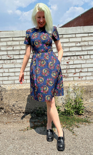 Buttonquail Dress - Night Owls