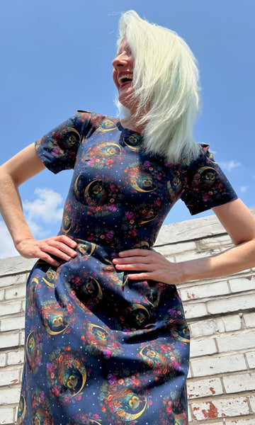 Buttonquail Dress - Night Owls