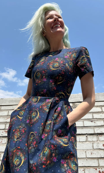 Buttonquail Dress - Night Owls