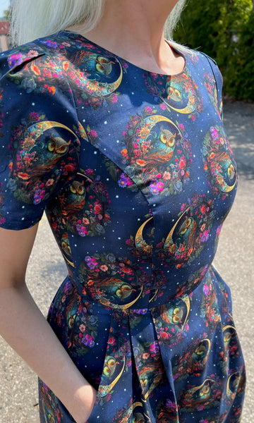 Buttonquail Dress - Night Owls