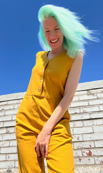 Myna Jumsuit - Ochre