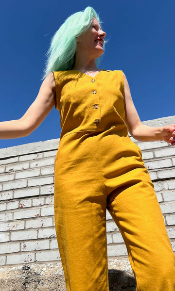 Myna Jumsuit - Ochre
