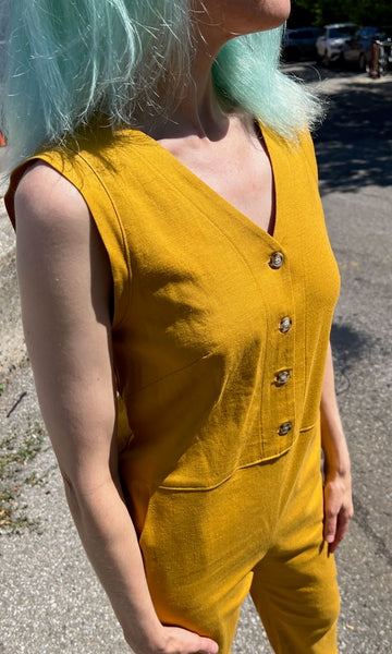 Myna Jumsuit - Ochre