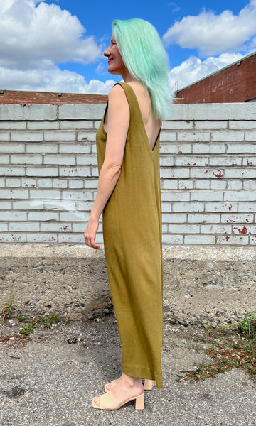 Tawny Pipit Jumpsuit - Golden Moss
