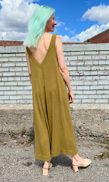Tawny Pipit Jumpsuit - Golden Moss