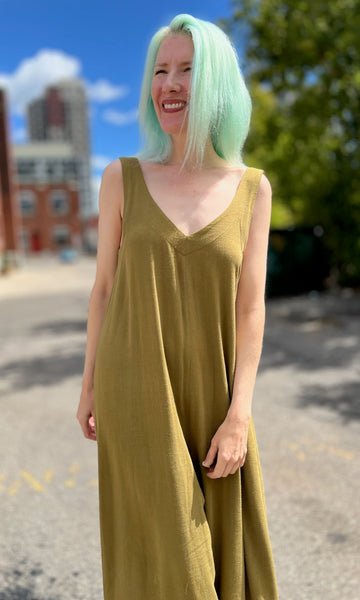 Tawny Pipit Jumpsuit - Golden Moss