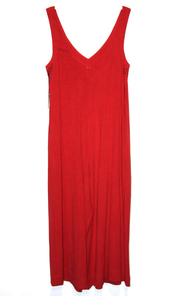 SS402 - S - Tawny Pipit Jumpsuit - Red