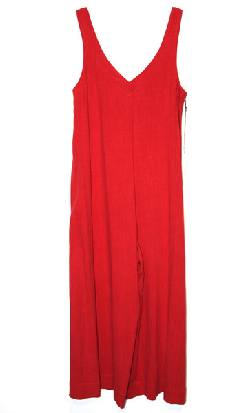 SS403 - S - Tawny Pipit Jumpsuit - Red