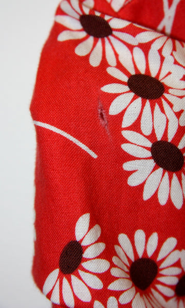 SS321 - 4 - Bobolink Dress - Red Daisies