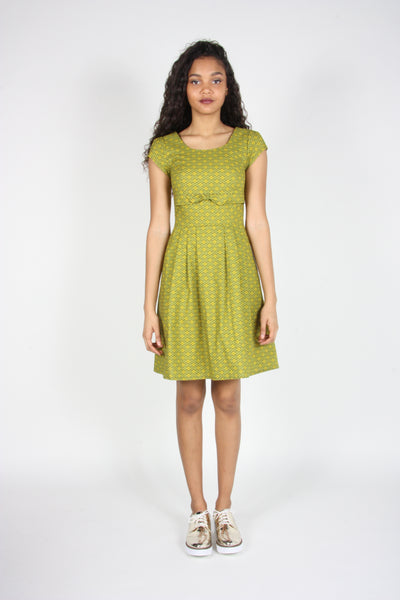 RN1436 - 10 - Peppershrike Dress - Chartreuse