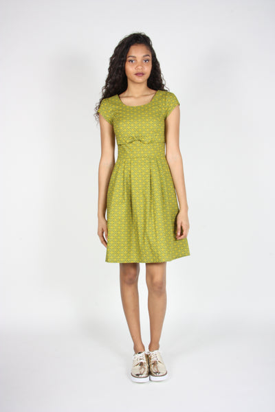 RN1436 - 10 - Peppershrike Dress - Chartreuse