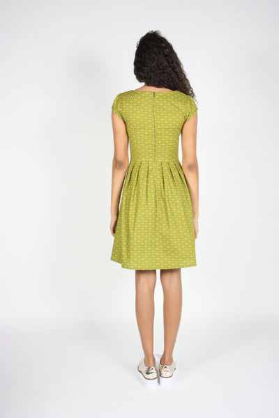 RN1436 - 10 - Peppershrike Dress - Chartreuse