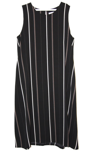 RN744 - 10 - Fulmar Dress - Black Stripes