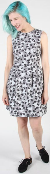 RN1562 - 12 - Bulbul Dress - Moon Swallows