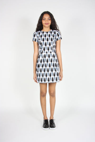 RN1407 - 6 - Cormorant Dress - Black/Grey