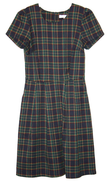 RN856 - 2 - Woodnymph Dress - Navy Plaid