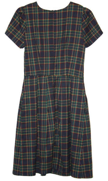 RN856 - 2 - Woodnymph Dress - Navy Plaid