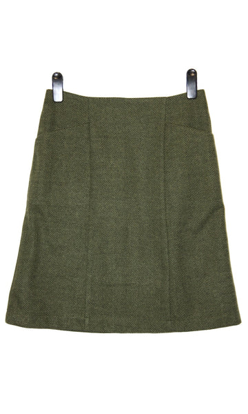 RN876 - 10 - Miat-Bir Skirt - Pine Herringbone