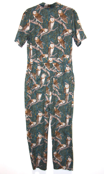 RN892 - M - Twillick Jumpsuit - Barn Owls