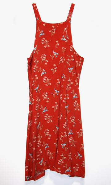 RN900 - 4 - Sicklebill Dress - Vermillion Wildflowers