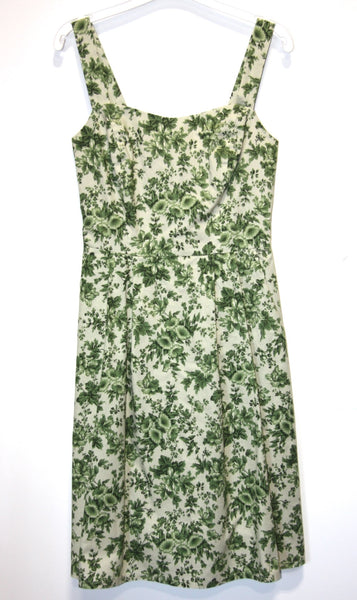 RN955 - 6 - Purpletuft Dress - Green Chintz