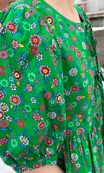 Corvid Dress - Straw Flower