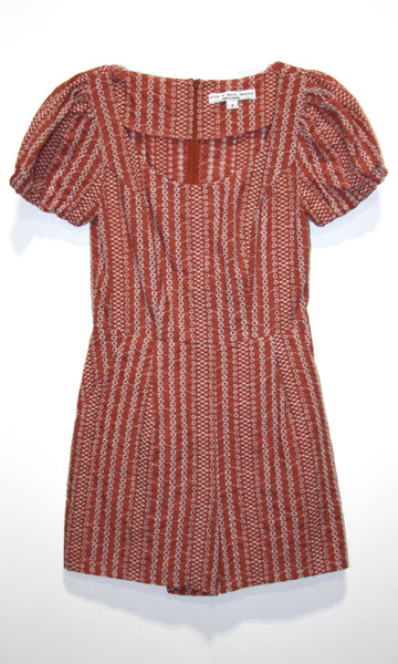 RN988- 2 - Bufflehead Romper - Cinnamon Eyelet