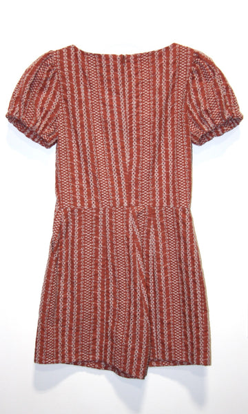 RN988- 2 - Bufflehead Romper - Cinnamon Eyelet
