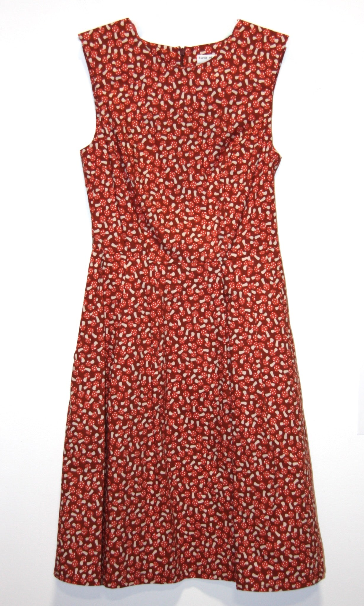 RN989- 2 - Peafowl Dress - Shrooms