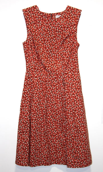 RN989- 2 - Peafowl Dress - Shrooms