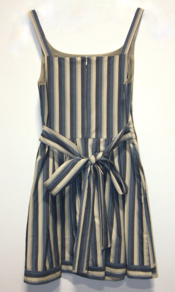 RN992 - 2 - Seriema Dress - Blue Stripes