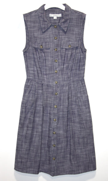 RN1017 - 4 - Vanneau Dress - Blue Chambray