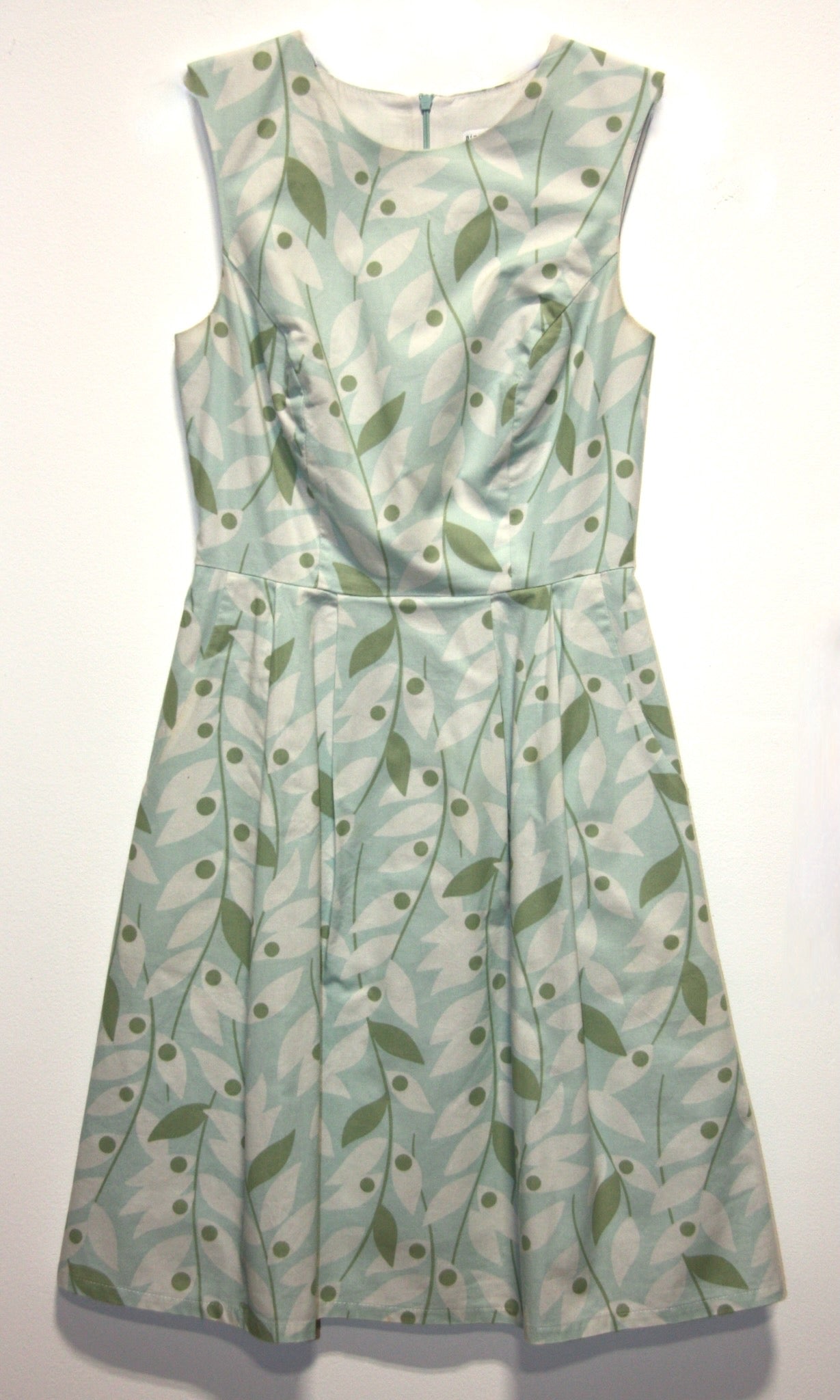 RN1029 - 4 - Greenshank Dress - Mint Khakiberry