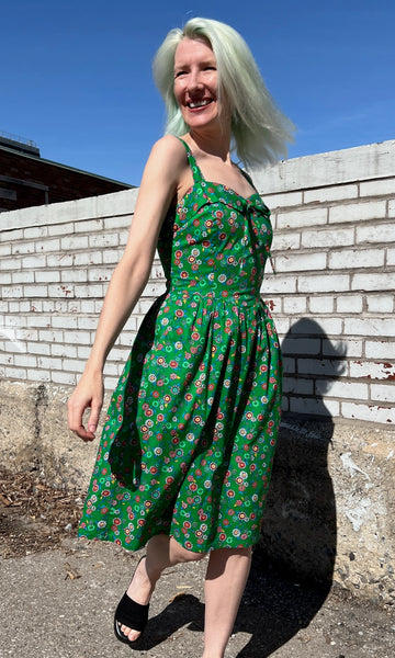Prinia Dress - Straw Flower