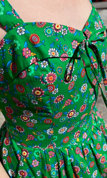 Prinia Dress - Straw Flower