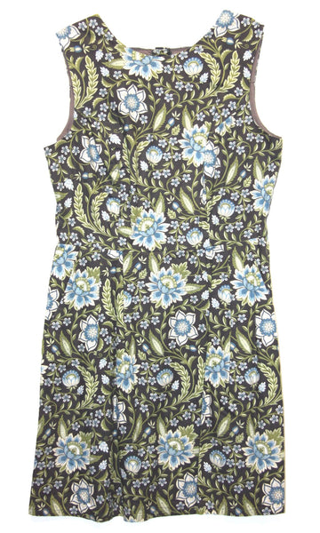 RN1100 - 10 - Willet Dress - Grey Botanical