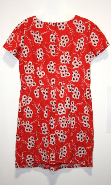 RN1127 - 12 - Bobolink Dress - Red Daisies