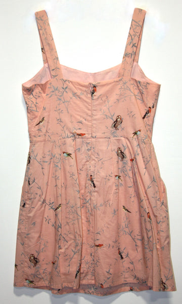 RN1137 - 12 - Starfrontlet Dress - Pink Forest Birds