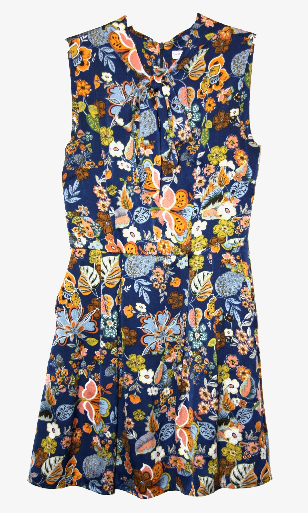 RN1269 - 6 - Chicken Dress - Midnight Dream Flowers