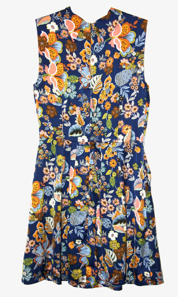 RN1269 - 6 - Chicken Dress - Midnight Dream Flowers