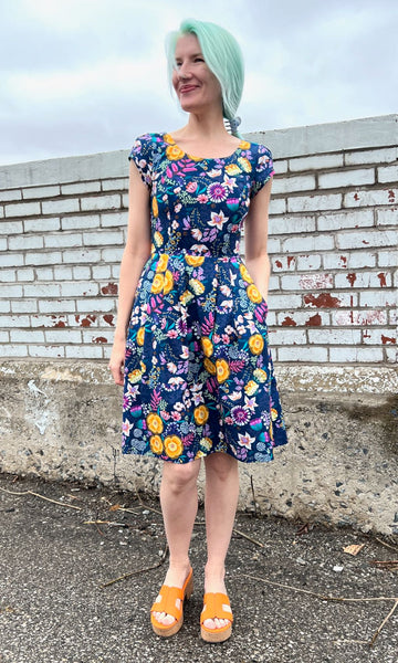 Gallinule Dress - Midnight Brilliance