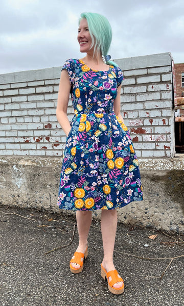 Gallinule Dress - Midnight Brilliance