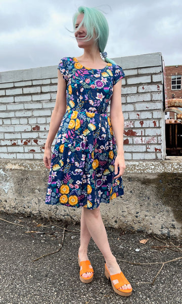 Gallinule Dress - Midnight Brilliance