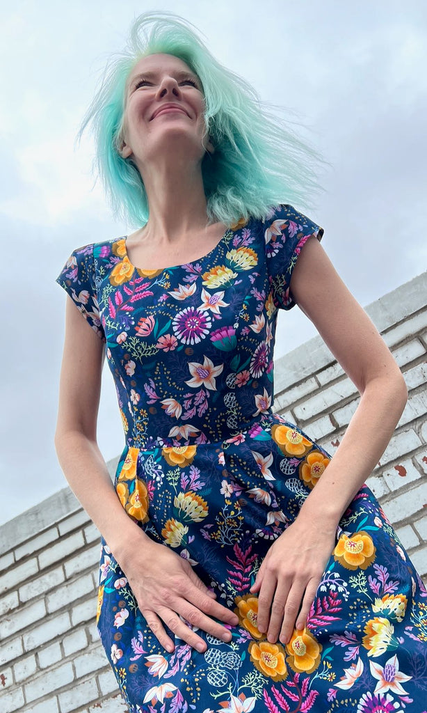 Gallinule Dress - Midnight Brilliance