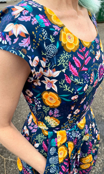 Gallinule Dress - Midnight Brilliance